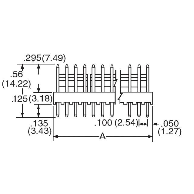 22232031 Molex  Embases à broches mâles